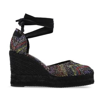 Missoni Wedges, female, Multicolor, Size: 10 US Zigzag Wedge Espadrilles