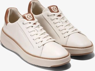 Cole Haan Mens Grandpro Topspin Sneaker In Ivory New Caramel