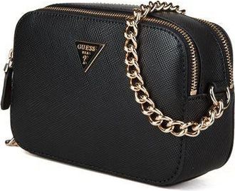 Guess Womens Crossbody Bag Black Polyurethane Crossbody-bags