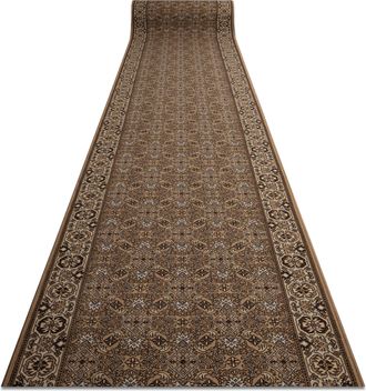 RugsX Rugsx - Alfombra De Pasillo Con Refuerzo De Goma Bidjar Beige 100cm Beige 100x1000 Cm