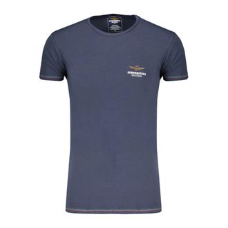 Aeronautica Scoti 003J508 Air Force Outdoor T-Shirt - Heren - T-shirts - Blauw - M - Katoen - Tops