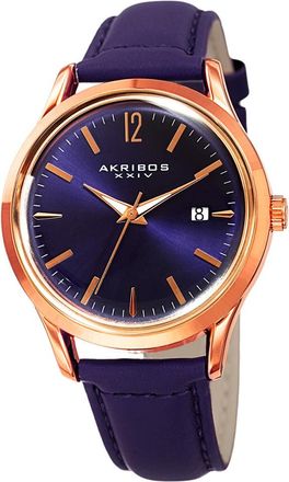 Akribos XXIV Akribos Xxiv Womens Leather Watch