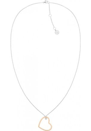 Tommy Hilfiger Womens 2780759 Ladies Necklace - Silver Stainless Steel - One Size