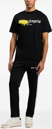 Palm Angels T-shirt Spray City Milan con logo - Nero