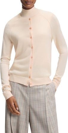 BOSS Fonami Merino Wool Cardigan in Soft Pearl at Nordstrom, Size Xx-Large