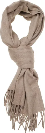 Lardini Finely Woven Cashmere-Blend Fringed Scarf