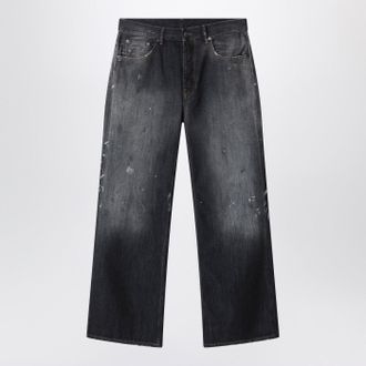 Acne Studios 2021 M Black Faded Jeans With Paint Splatters