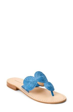Jack Rogers Margo Sandal in Salt Water Blue at Nordstrom, Size 6.5