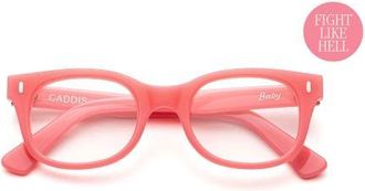 CADDIS Bixby | Reading Glasses in Polished Clear Pink at Nordstrom, Size +1.00