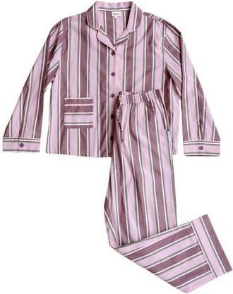 TBCo Cotton Long Sleeve Pajamas in Pink Stripe at Nordstrom, Size Xx-Large