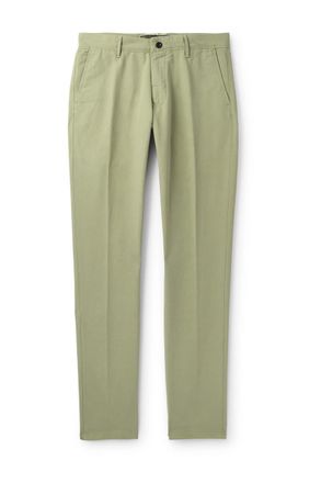 Slowear Straight-Leg Cotton-Blend Trousers