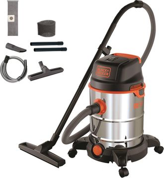 Black+Decker Black&decker - Black+decker Aspirador Multiuso Bxvc30xde De S&oacute;lidos Y L&iacute;quidos (1600 W, 30 L)