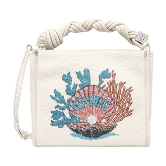 Ganni Mujer, Bolsos, Beige, Talla: ONE Size