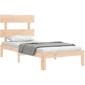 vidaXL Bed Frame without Mattress Small Single Solid Wood Pine vidaXL