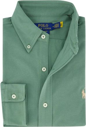 Polo Ralph Lauren Heren, Overhemden, Groen, Maat: L