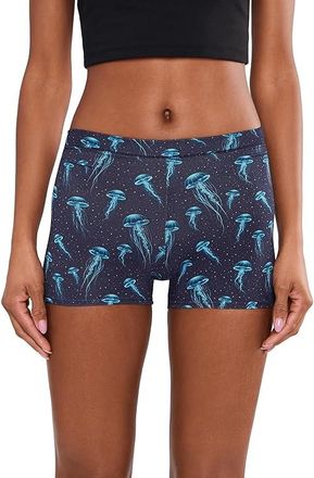 MeUndies Feel Free Boyshorts Womens Underwear Starry Jellies : 2XL, Elastane/Synthetic