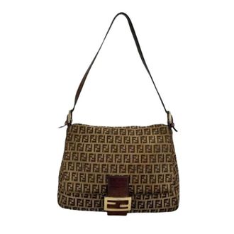 Fendi Pre-owned Shoulder Bags, female, Brown, Size: ONE SIZE Pre-owned Vintage Shoulder Bag