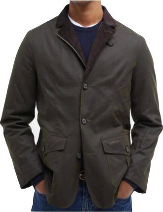 Barbour Jassen, Heren, Groen, L, Katoen, Lutz Jacket