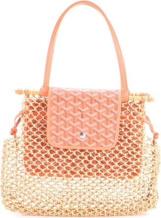 Goyard Aligre Bag Raffia Net with Coated Canvas