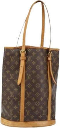 Louis Vuitton Pre-owned Bucket Bags, female, Brown, Size: ONE SIZE Pre-owned Vintage Bucket Bag