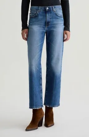 AG - Adriano Goldschmied Brinley Mid Rise Ankle Straight Leg Jeans in 17 Years Mystery at Nordstrom Rack, Size 33