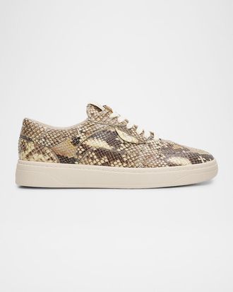 Giuseppe Zanotti Men & apos;s GZ94 Snake-Effect Leather Sneakers