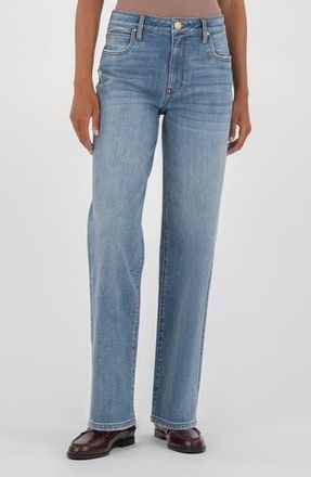 Kut from the Kloth Siena High Waist Wide Leg Jeans in Resiliently at Nordstrom Rack, Size 00