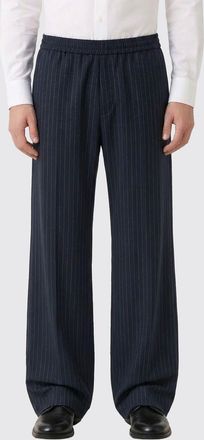 Barena Pantaloni a gamba larga Barena in lana vergine stretch con motivo gessato