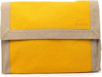 Herm&egrave;s Pre-owned Clutches, female, Yellow, Size: ONE SIZE Pre-owned Tapis de Selle Clutch