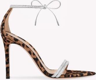 Gianvito Rossi Montecarlo Sandal in Brown Leather at Nordstrom, Size 36