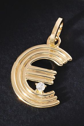 Adina Reyter Groovy Diamond Initial Hinged Charm