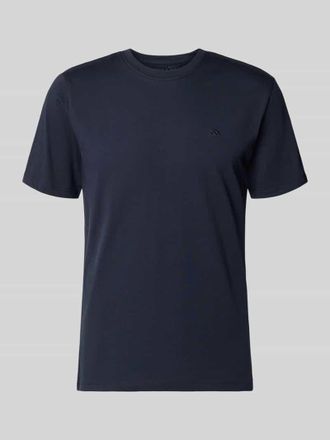 Scotch & Soda T-Shirt mit Label-Stitching und Rundhalsausschnitt in Marine, Gr&ouml;&szlig;e XXL