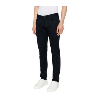 Emporio Armani Heren, Jeans, Blauw, Maat: W33 Katoen