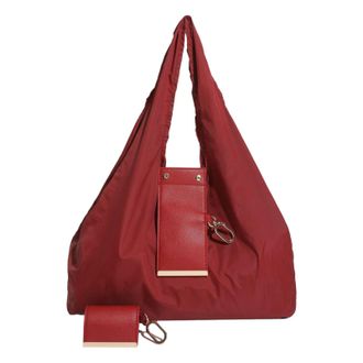 Generic Cymwer Underarm Bag with Key Ring Shopper Tote Bag for Women Ladies (Red)