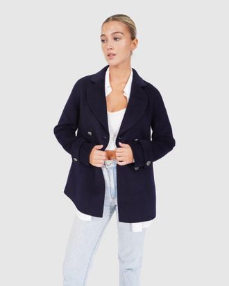 Belle & Bloom Forget You Military Peacoat