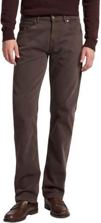 7 For All Mankind Luxe Performance Lefthand The Straight Leg Jeans in Left Hand Coffe at Nordstrom Rack, Size 32