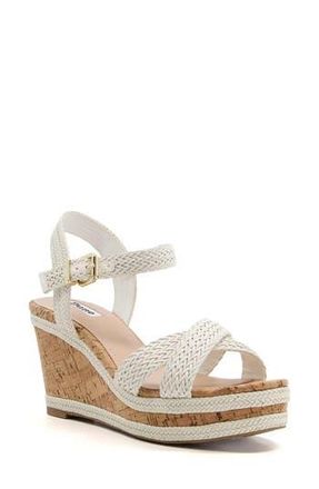 Dune London Kelsia Wedge Sandal in Off White-Synthetic at Nordstrom Rack, Size 11Us / 41Eu