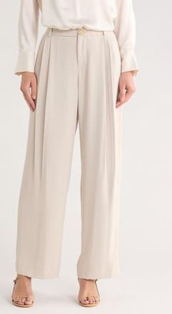 Vince Drop Waist Pleated Pants in Light Biscotti at Nordstrom Rack, Size 12