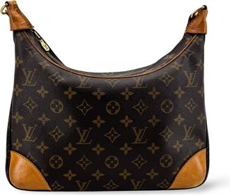 Louis Vuitton Boulogne Monogram Canvas Brown Canvas Handbag (Pre-Owned)
