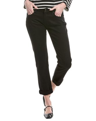 Rag & Bone Rag & Bone Dre Black Low-Rise Slim Boyfriend Jean