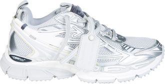 Off-white Silver Layered Metallic Be Right Back Sneakers