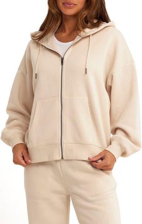 Threads 4 Thought Corissa Oversize Fleece Hoodie in Tapioca at Nordstrom, Size X-Small