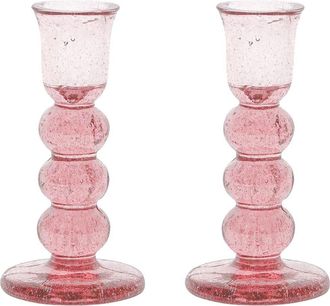 Juliska Provence Set of 2 Candlesticks in Blush at Nordstrom