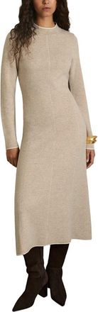 Reiss Mila Wool-Blend Midi Dress