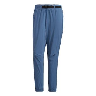 adidas Mens adidas Wj Wv Pnt Martial Arts Series Woven Loose Bundle Feet Sports Pants/Trousers/Joggers Sky Blue HE5126