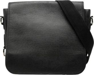 Louis Vuitton Pre-owned Taiga Andrei - Dames - Vintage Schoudertas - Zwart - ONE Size - Leer - Vintage