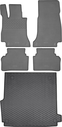 OEM Juego De Alfombrillas De Goma Para Mercedes Clase E W213 Kombi A Partir De Noviembre De 2016 + Alfombrilla Para El Maletero
