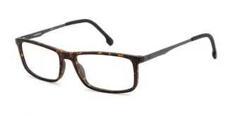 Carrera Mens Brown Rectangular Eyeglass Frames CARRERA8883N9