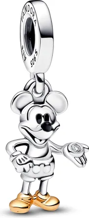 Pandora Disney 100th Anniversary Mickey Mouse Lab-grown Diamond Dangle Charm