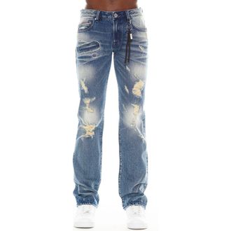 Cult of Individuality Rebel Ripped Straight Leg Jeans in Knox at Nordstrom Rack, Size 30